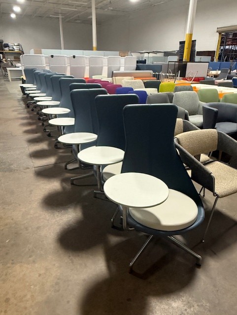 Juxta Chairs in Blue and White