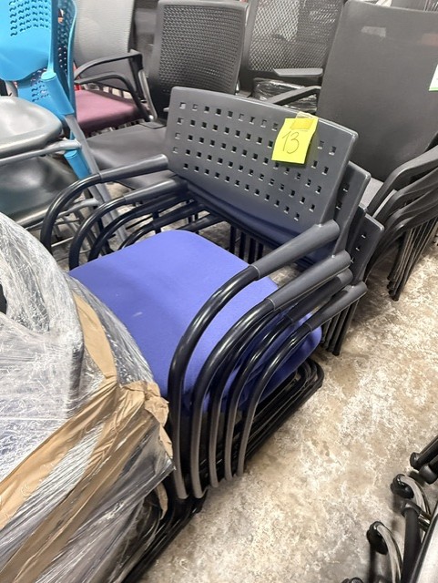 Vitra Side Chair in Blue